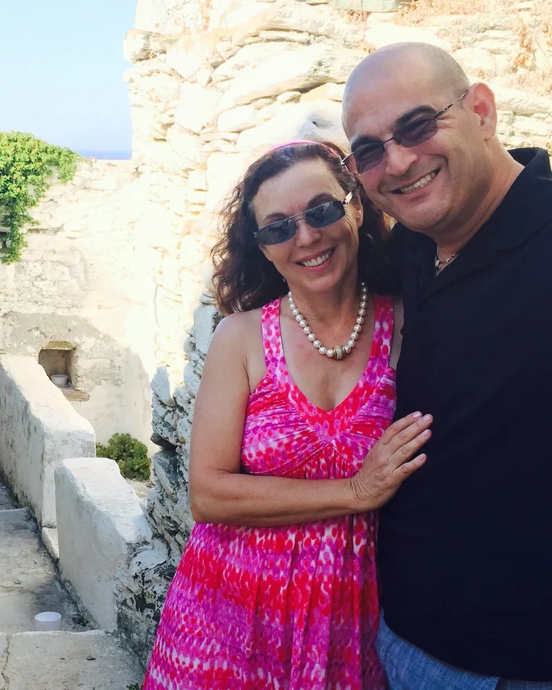 Michael Kovnick with his wife Paola Kovnick, co-founder and CFO of Culture Discovery Vacations